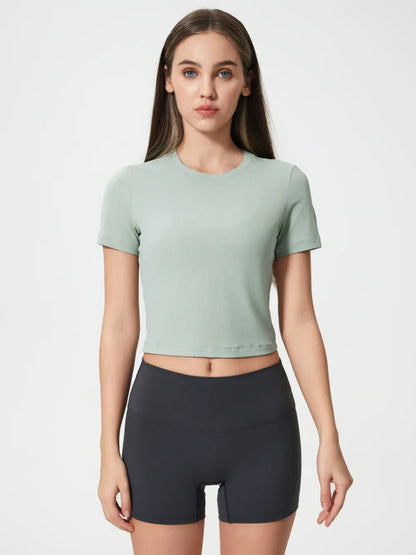 T-shirt Slim & Respirável com Alta Elasticidade