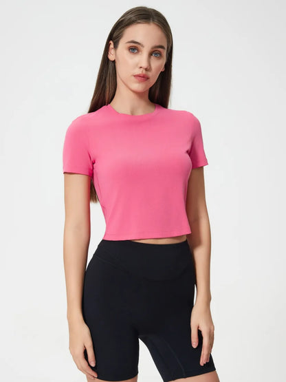 T-shirt Slim & Respirável com Alta Elasticidade